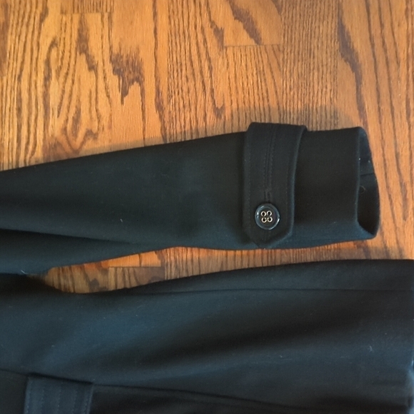 Miss Sixty Navy pea wool coat. button details wool blend classic chic Warm sz S - Picture 8 of 15